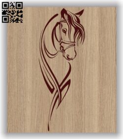 Horse E0011498 file cdr and dxf free vector download for laser engraving machines