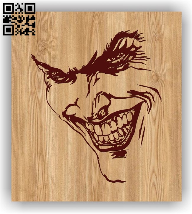 Joker E0011457 file cdr and dxf free vector download for laser engraving machines