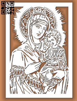 Religious picture E0011356 file cdr and dxf free vector download for laser cut