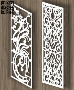 Stair partition E0011429 file cdr and dxf free vector download for Laser cut cnc