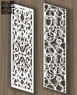 Stair partition E0011430 file cdr and dxf free vector download for Laser cut cnc