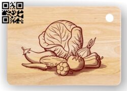 Vegetable E0011450 file cdr and dxf free vector download for laser engraving machines