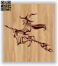 Witch E0011587 file cdr and dxf free vector download for laser engraving machines