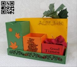 Autumn organizer E0011798 file cdr and dxf free vector download for Laser cut