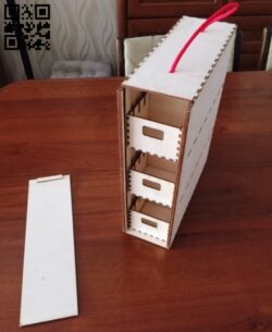 Box E0011834 file cdr and dxf free vector download for Laser cut