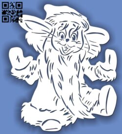 Cat E0011701 file cdr and dxf free vector download for laser cut