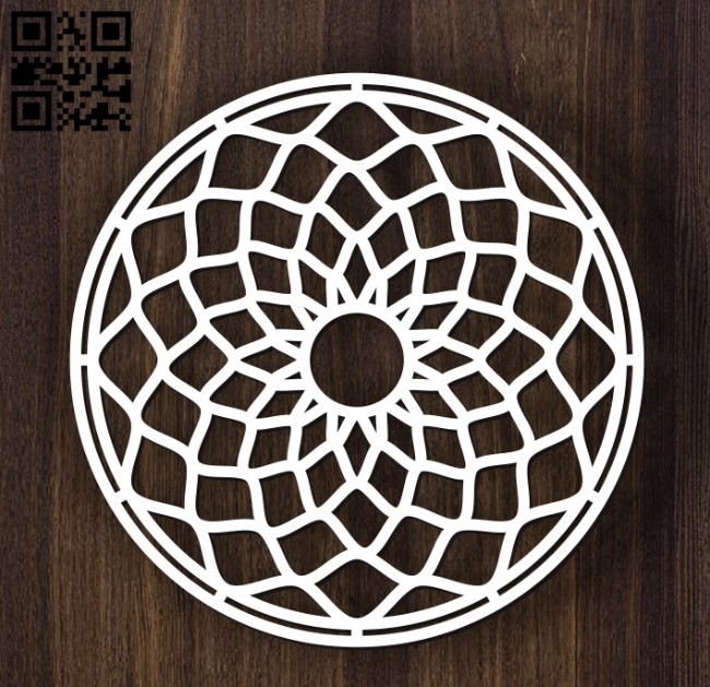 Circular decoration E0011900 file cdr and dxf free vector download for laser cut plasma