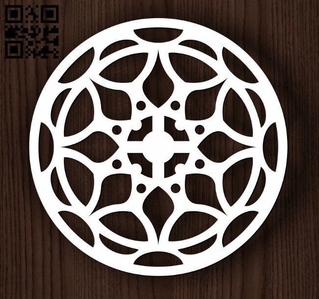 Circular decoration E0011944 file cdr and dxf free vector download for laser cut plasma