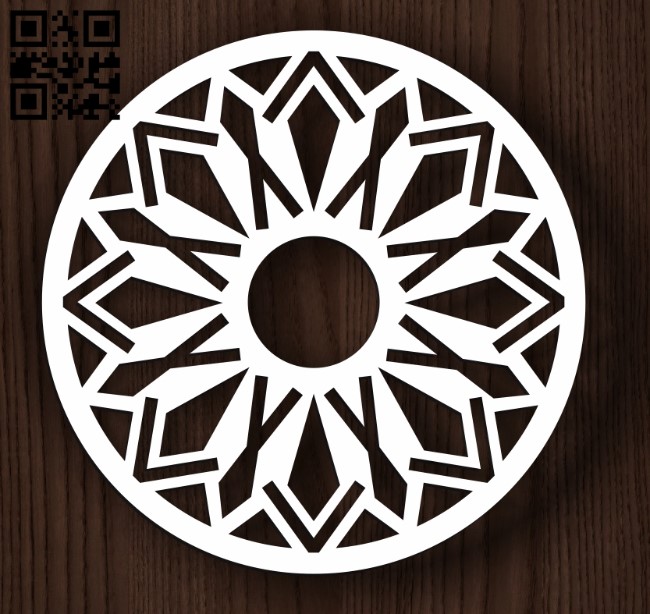 Circular decoration E0011945 file cdr and dxf free vector download for laser cut plasma