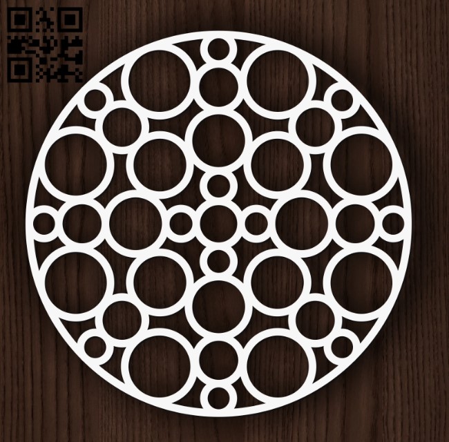 Circular decoration E0011946 file cdr and dxf free vector download for laser cut plasma