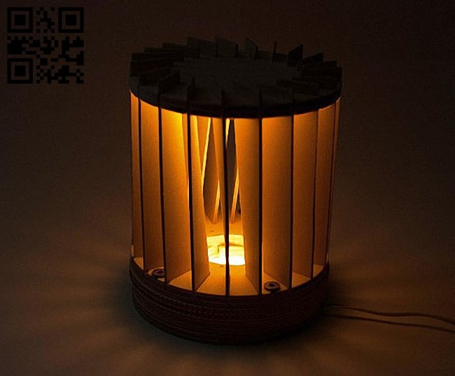 Dimmable Night Light E0011950 file cdr and dxf free vector download for laser cut