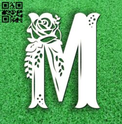 Flower M E0011676 file cdr and dxf free vector download for laser cut