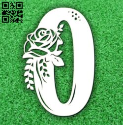 Flower O E0011678 file cdr and dxf free vector download for laser cut