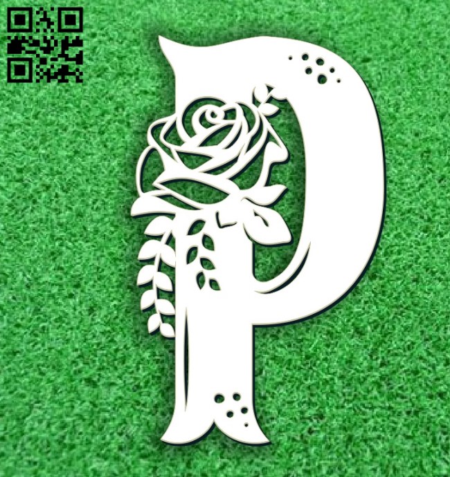 Flower P E0011679 file cdr and dxf free vector download for laser cut