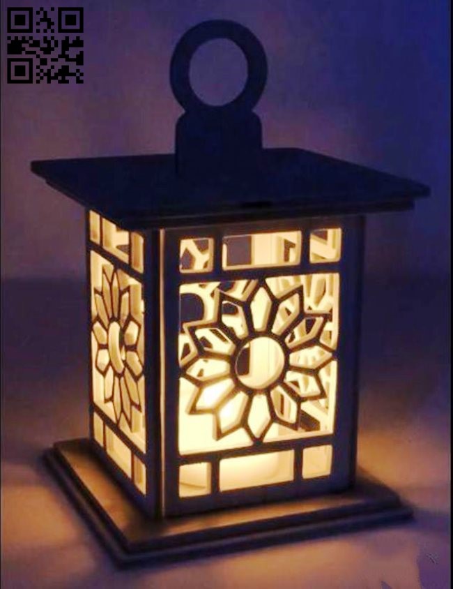 Flower lamp E0011644 file cdr and dxf free vector download for Laser cut