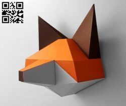 Fox E0011920 file cdr and dxf free vector download for laser cut
