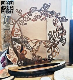 Hummingbird Rack for adornments E0011657 file cdr and dxf free vector download for laser cut