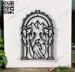 Lord of the ring E0011891 file cdr and dxf free vector download for laser cut