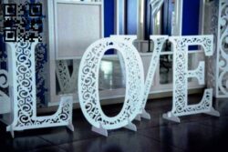Love E0011706 file cdr and dxf free vector download for laser cut