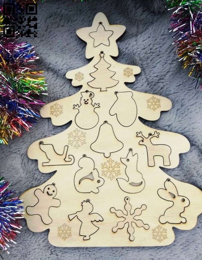 New year puzzles E0011892 file cdr and dxf free vector download for laser cut