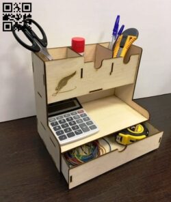 Organizer E0011786 file cdr and dxf free vector download for Laser cut