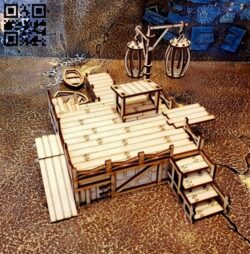 Pier E0011914 file cdr and dxf free vector download for laser cut