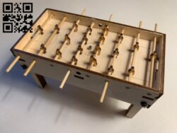 Table soccer E0011936 file cdr and dxf free vector download for laser cut