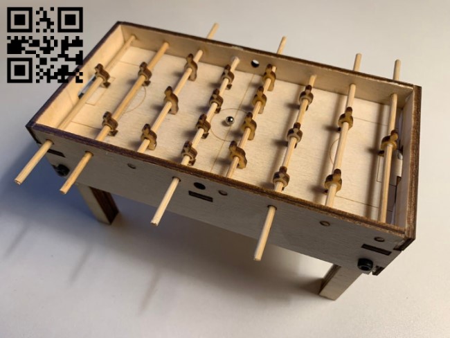 Table soccer E0011936 file cdr and dxf free vector download for laser cut