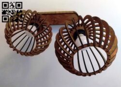 3D night light E0011987 file cdr and dxf free vector download for laser cut CNC