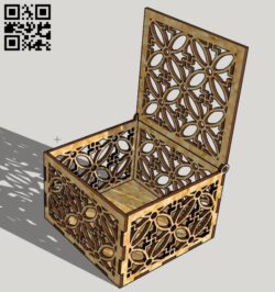 Box E0012035 file cdr and dxf free vector download for laser cut