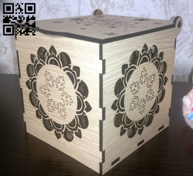 Box E0012170 file cdr and dxf free vector download for laser cut