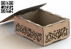Box E0012174 file cdr and dxf free vector download for laser cut