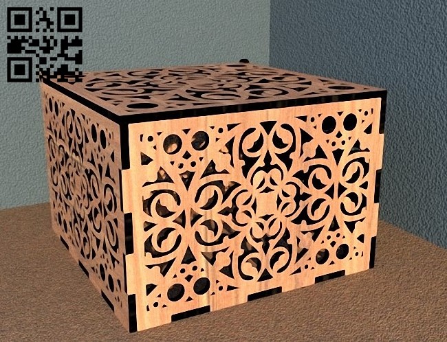 Casket E0012158 file cdr and dxf free vector download for laser cut
