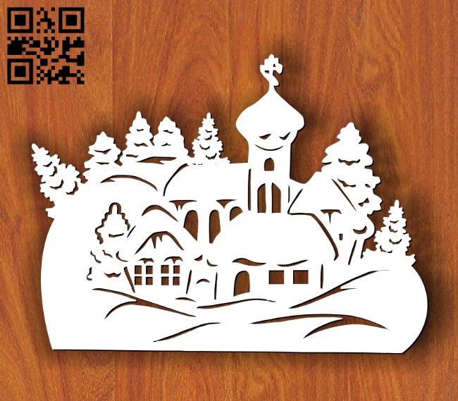 Christmas decorations E0012028 file cdr and dxf free vector download for laser cut plasma