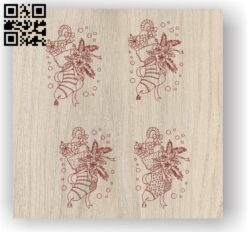 Christmas socks E0012076 file cdr and dxf free vector download for laser engraving machines