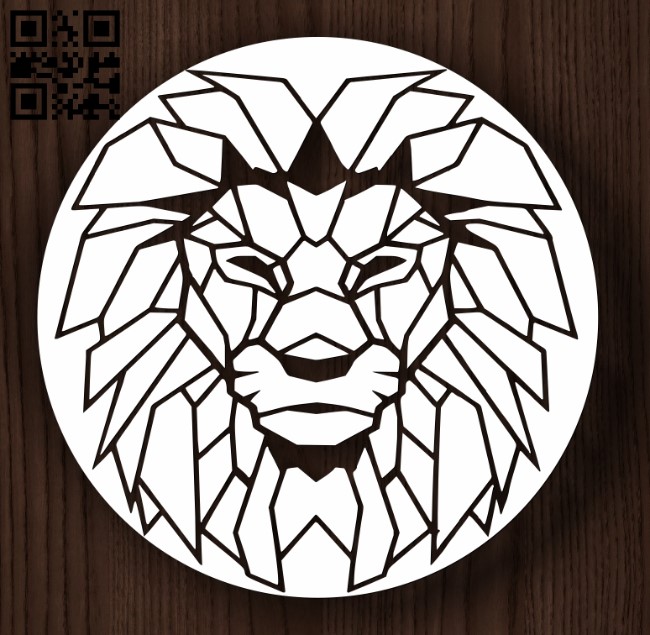 Circle ornament with lions E0011988 file cdr and dxf free vector download for laser cut plasma