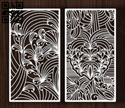 Design pattern screen panel  E0011965 file cdr and dxf free vector download for Laser cut cnc