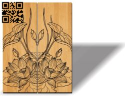 Door motifs E0012097 file cdr and dxf free vector download for laser engraving machines
