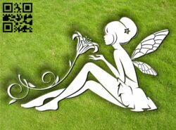 Fairies E0012014 file cdr and dxf free vector download for laser cut
