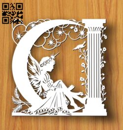 Fairy E0012248 file cdr and dxf free vector download for laser cut