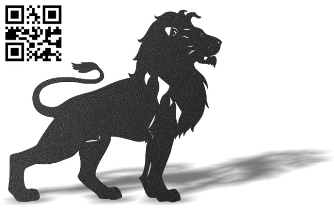 Lion E0012166 file cdr and dxf free vector download for laser cut plasma