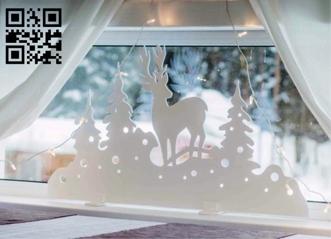Merry Christmas E0012252 file cdr and dxf free vector download for laser cut