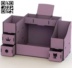 Organizer E0012203 file cdr and dxf free vector download for laser cut