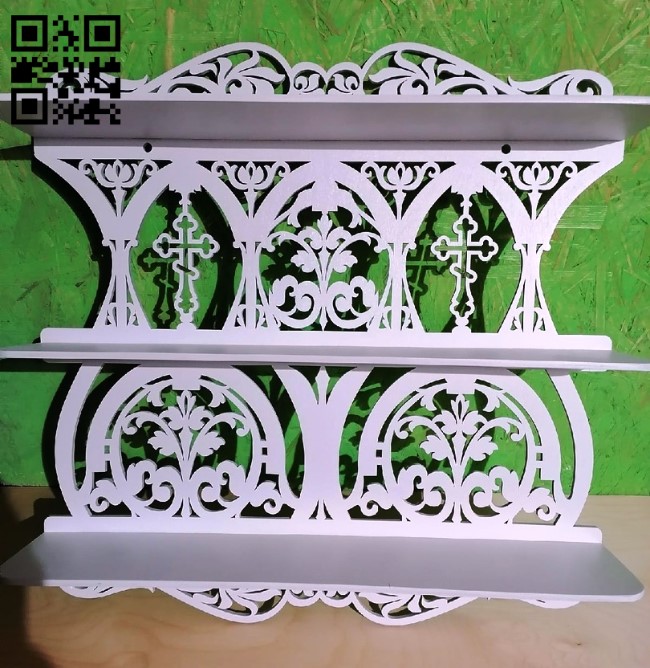 Shelf E0012224 file cdr and dxf free vector download for laser cut