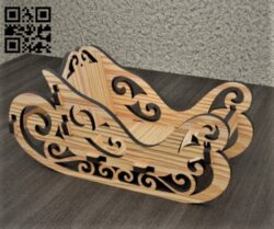 Sleigh E0012236 file cdr and dxf free vector download for laser cut