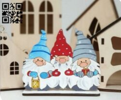 Three dwarfs E0012238 file cdr and dxf free vector download for laser cut