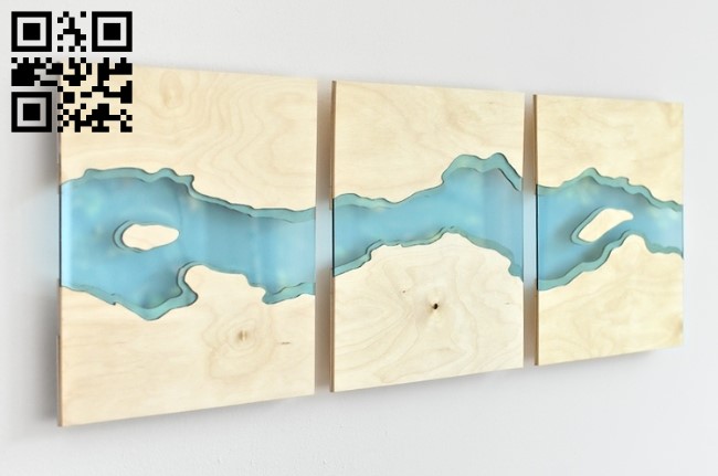 Wall river E0012146 file cdr and dxf free vector download for laser cut