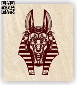 Anubis E0012466 file cdr and dxf free vector download for laser engraving machines