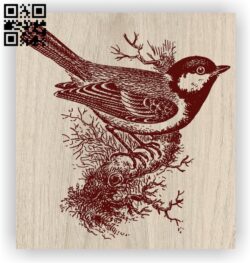 Bird E0012471 file cdr and dxf free vector download for laser engraving machines