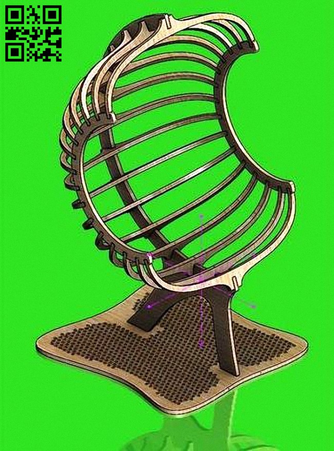 Chair E0012557 file cdr and dxf free vector download for laser cut
